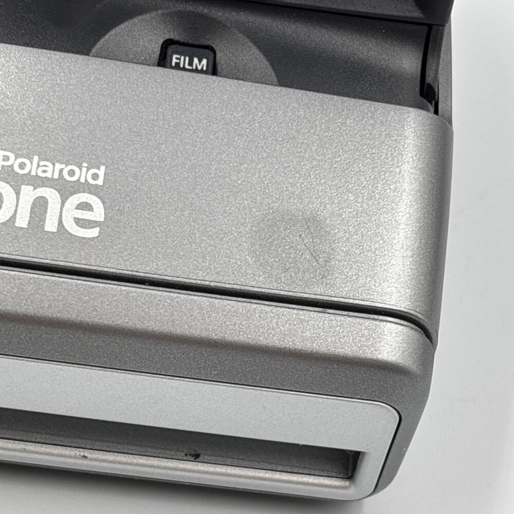 Polaroid One 600 Instant Film Camera Silver Folding Untested - Picture 2 of 6